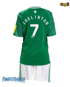 Newcastle United Joelinton #7 Echipament de Fotbal Replică 2025-26 Copii Deplasare (+ Șorturi)